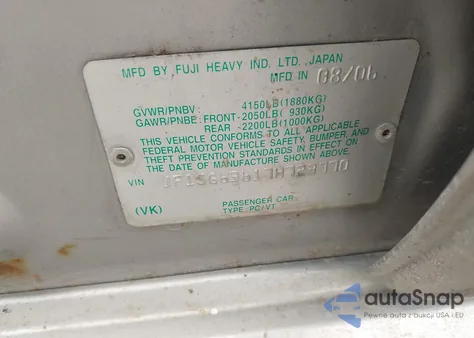 2007 Subaru Forester 2.5X из США, поврежденный, VIN JF1SG63617H723770